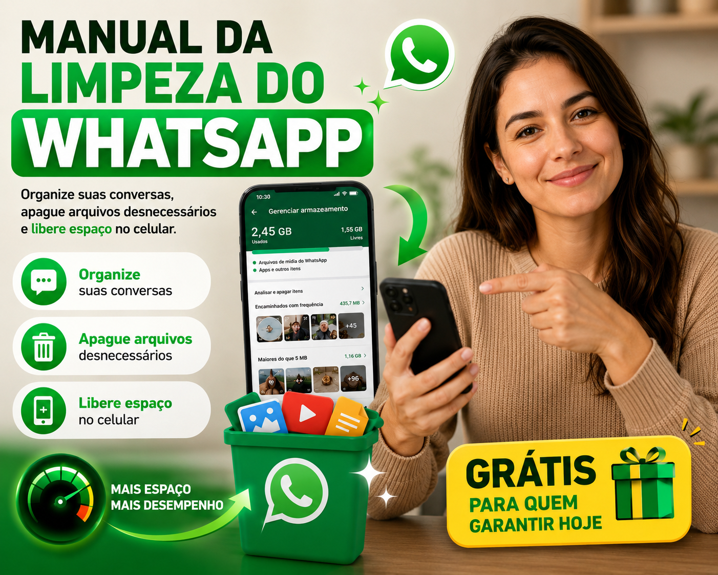 Manual da Limpeza do WhatsApp
